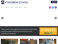 Tablet Screenshot of ethembenischool.co.za